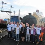 A group photo with Volunteer Impact Northampton's Anglea, the Nationwide Building Society volunteers and volunteer working member David Millard. Photo: Grahame Every