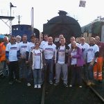 The Nationwide Building Society volunteers, with Volunteer Co-ordinator Graham Every and Volunteer Working Member David Millard Photo: VIN Angela