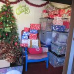 Santa has delivered some presents and decorations to his Grotto; ready for the boys and girls to visit in a few week's time. Photo: Grahame Every