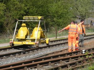 Lesmac Swift self propelled trolley prior to running test